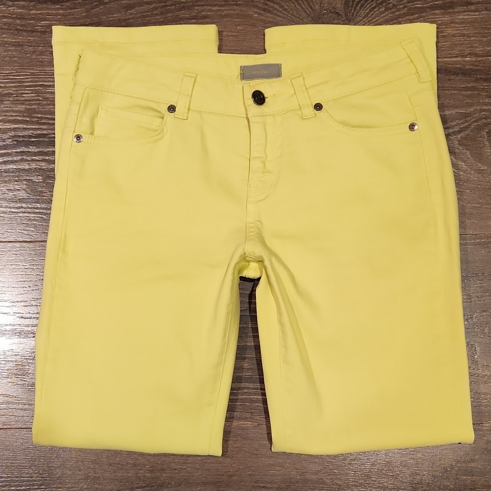 ❤️ MALO KICK CROP JEANS IN YELLOW, 2 (26)
